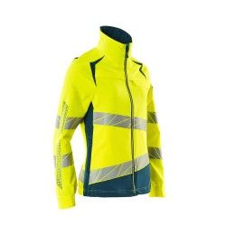 Kurtka damska MASCOT ACCELERATE SAFE ULTIMATE STRETCH - hi-vis yellow/dark petroleum