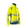 Kurtka damska MASCOT ACCELERATE SAFE ULTIMATE STRETCH - hi-vis yellow/dark petroleum