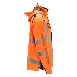 Kurtka MASCOT ACCELERATE SAFE breathable - wind- and waterproof - two-toned hi-vis orange/dark navy