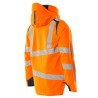 Kurtka MASCOT ACCELERATE SAFE breathable - wind- and waterproof - two-toned hi-vis orange/dark petroleum