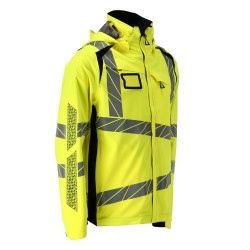 Kurtka MASCOT ACCELERATE SAFE breathable - wind- and waterproof - two-toned hi-vis yellow/black