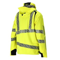 Kurtka MASCOT ACCELERATE SAFE breathable - wind- and waterproof - two-toned hi-vis yellow/black