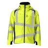 Kurtka MASCOT ACCELERATE SAFE breathable - wind- and waterproof - two-toned hi-vis yellow/dark navy