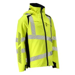 Kurtka MASCOT ACCELERATE SAFE breathable - wind- and waterproof - two-toned hi-vis yellow/dark navy
