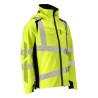 Kurtka MASCOT ACCELERATE SAFE breathable - wind- and waterproof - two-toned hi-vis yellow/dark navy