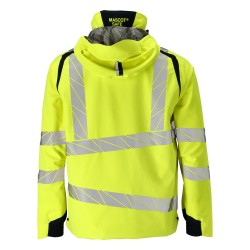 Kurtka MASCOT ACCELERATE SAFE breathable - wind- and waterproof - two-toned hi-vis yellow/dark navy