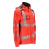 Kurtka MASCOT ACCELERATE SAFE Ladies fit - breathable - wind- and waterproof - two-toned hi-vis red/dark navy