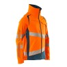 Kurtka MASCOT ACCELERATE SAFE ULTIMATE STRETCH - hi-vis orange/dark petroleum