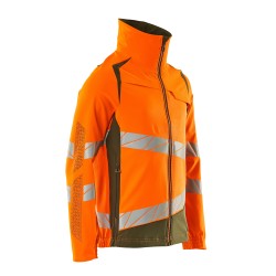 Kurtka MASCOT ACCELERATE SAFE ULTIMATE STRETCH - hi-vis orange/moss green
