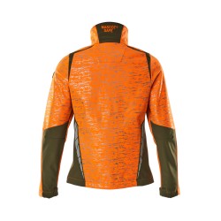 Kurtka softshell MASCOT ACCELERATE SAFE Ladies fit - hi-vis orange/moss green