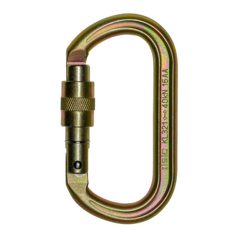 Karabinek ISC OFFSET OVAL STEEL SG Karabinek ISC OFFSET OVAL STEEL SG
